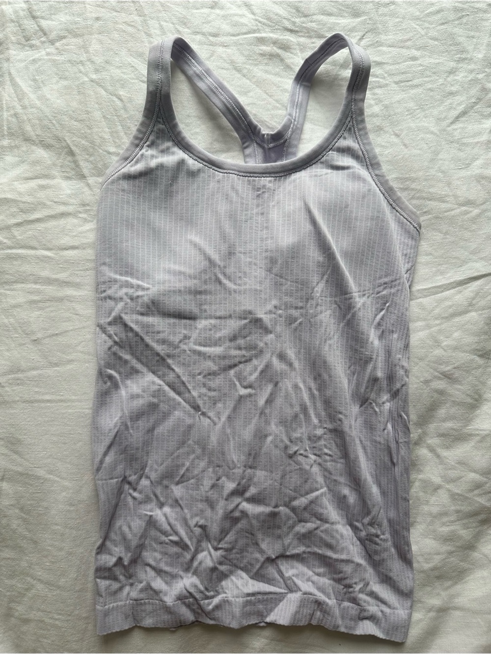Lululemon Ribbed Racerback Tank Top - Light Lavender - Picture 1 of 2